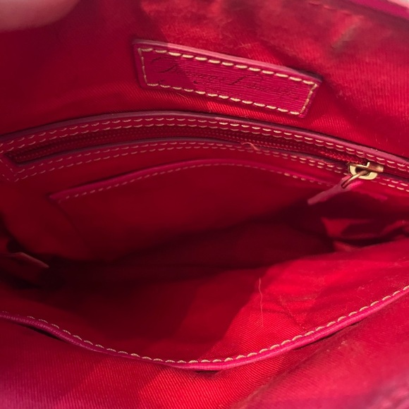 Dooney Bourke Pink Graffiti Rainbow Logo Pattern Tote  Bag  excellent condition - Picture 6 of 7